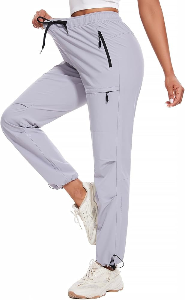 Hiking Pants Women Cargo Joggers for Women Summer Golf Travel Pant Lightweight Elastic Quick Dry ... | Amazon (US)