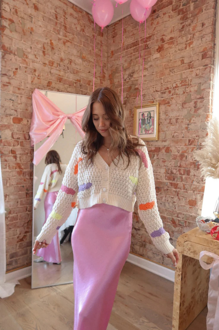 Rainbow Sprinkle Cardigan | Vestique
