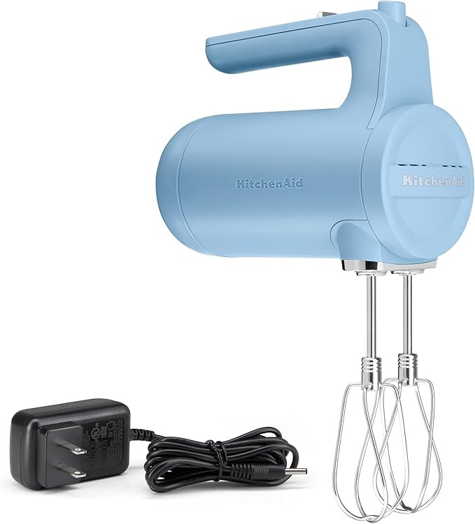 KitchenAid Cordless 7 Speed Hand Mixer - KHMB732, Blue Velvet | Amazon (US)