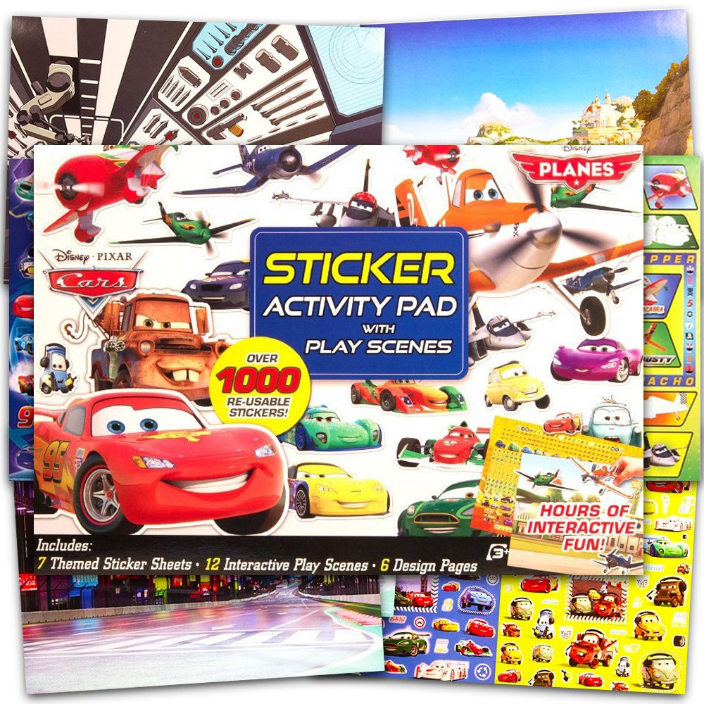 Disney Cars Stickers and Activity Book Bundle (Over 1000 Stickers, 12 Play Scenes and More) | Amazon (US)