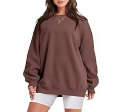 ANRABESS Oversized Sweatshirt for Women Fleece Long Sleeve Crewneck Casual Pullover Top Fall 2023... | Amazon (US)