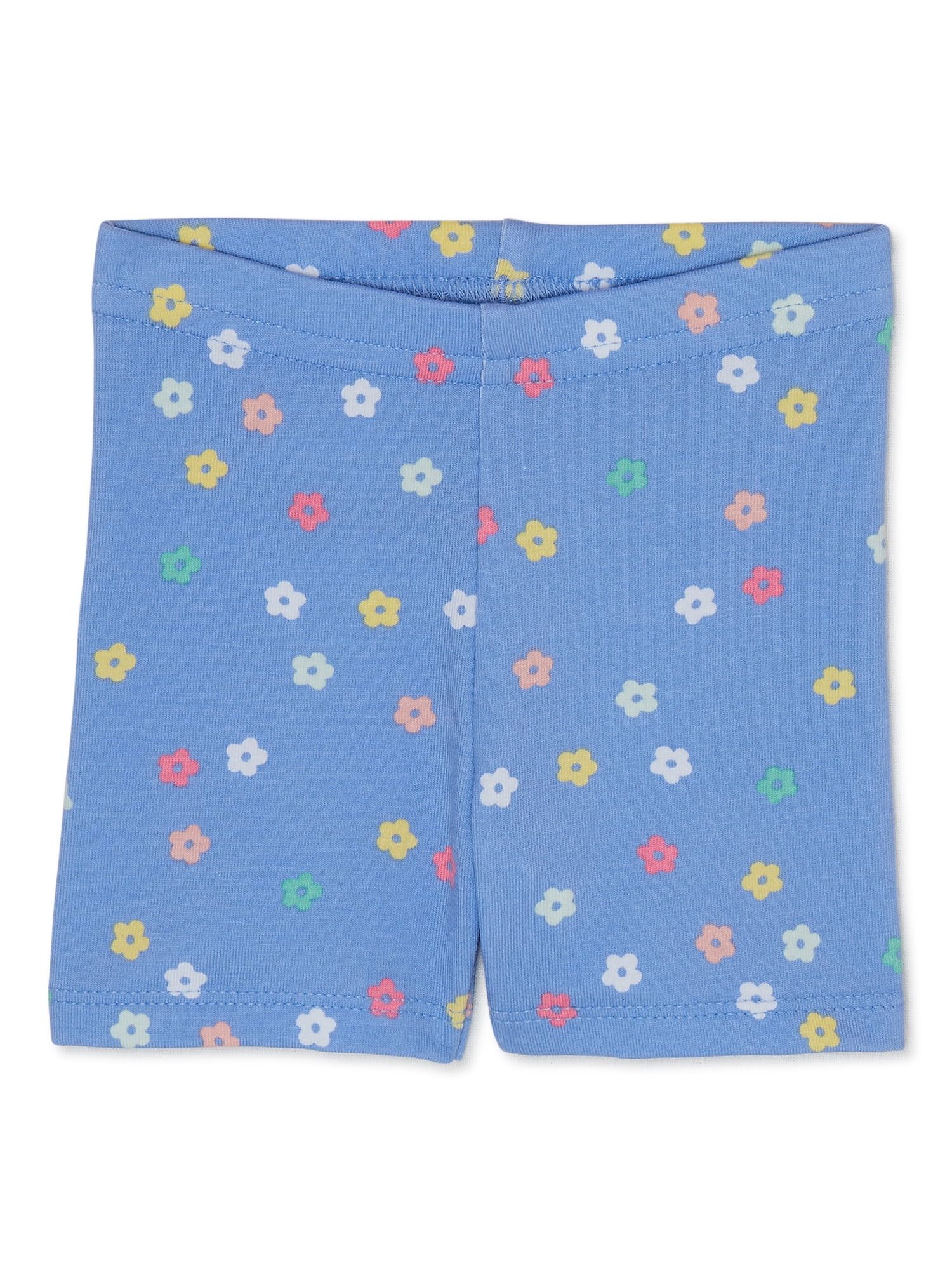 Garanimals Baby Girl Print Bike Shorts, Sizes 0-24 Months | Walmart (US)