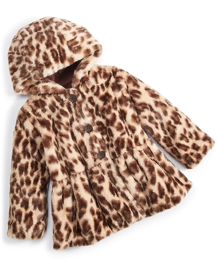 Baby Girls Faux Fur Coat, Created for Macy's | Macy's