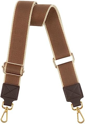 Purse Strap Wide Replacement Crossbody Bag Straps, 1.5" Canvas Handbag Shoulder Strap, Adjustable... | Amazon (US)