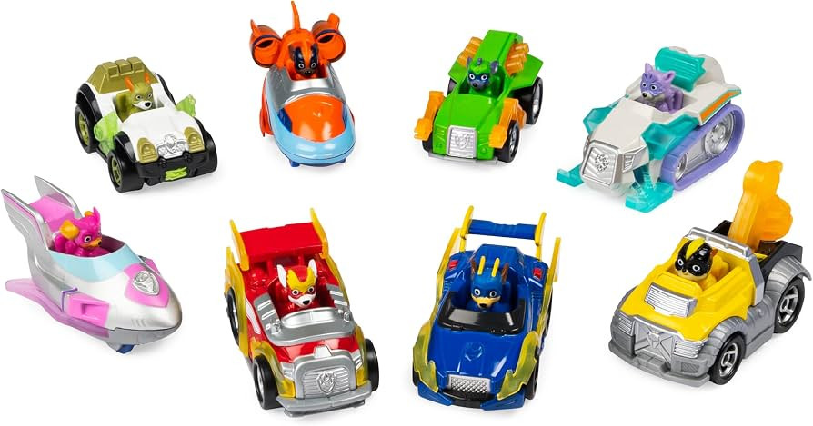 Paw Patrol, True Metal Mighty Pack of 8 Collectible Die-Cast Vehicles, 1:55 Scale | Amazon (US)