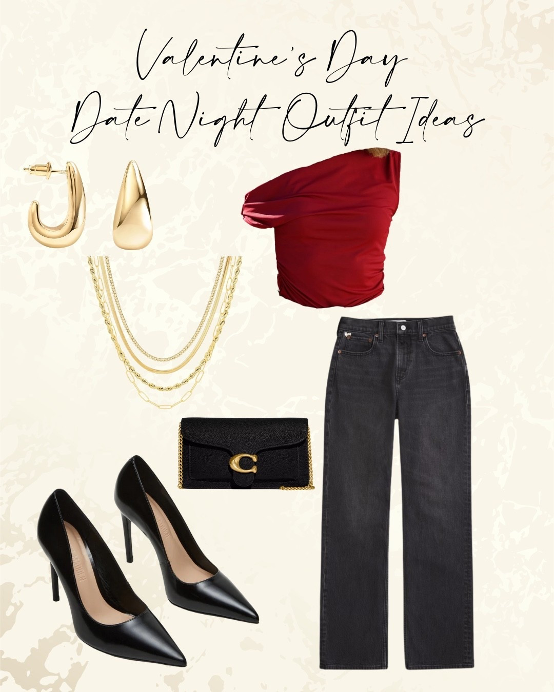 Looking for a more casual approach to your Valentine's Day date night look?  This is the perfect mix of casual while still being dolled up. 

 #LTKValentine #LTKootd