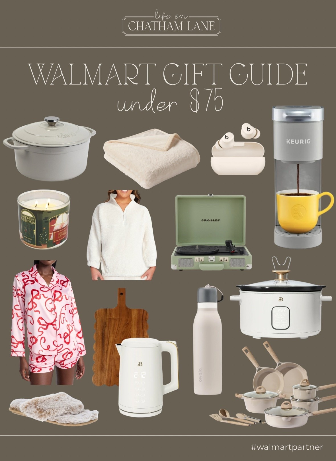 #walmartpartner Walmart gifts ideas under $75!  Cozy blankets, kitchen gadgets, candles, pajamas, tech goodies, and more! 

@walmart #walmart

#LTKFindsUnder100 #LTKHoliday #LTKGiftGuide