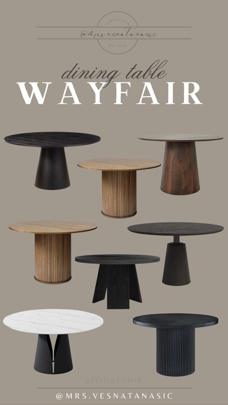 Round dining tables from Wayfair! Loving the pedestal design! 

Wayfair home, Wayfair find, Wayfair, dining table, round table, pedestal table, round dining table, 

#LTKsalealert #LTKhome #LTKCyberWeek