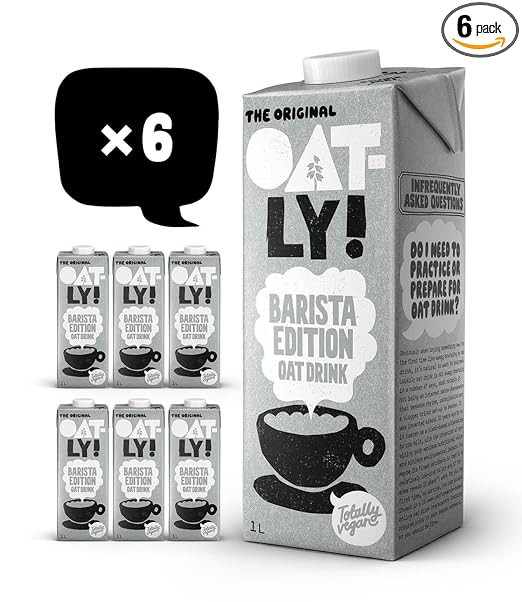 Oatly Barista Haferdrink Barista Edition, Long Life 1 Litre (6er Pack) | Amazon (DE)