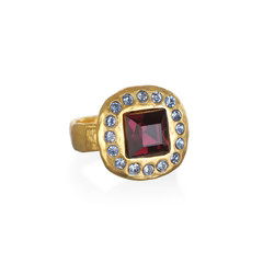 Amethyst Gem Signet Ring | Sequin