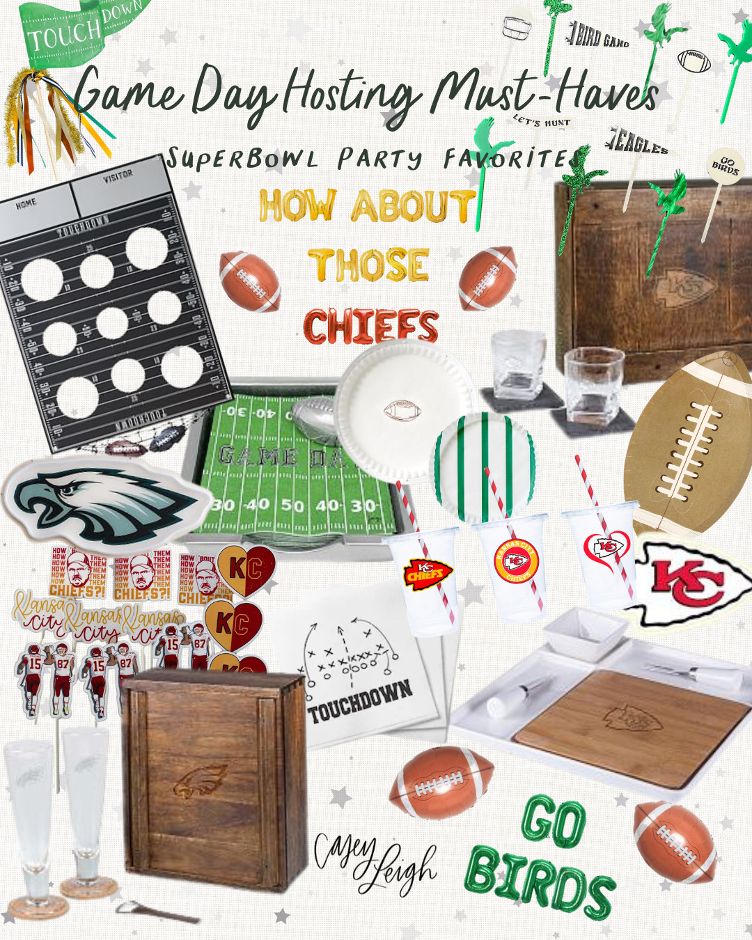 Get ready for the Big Game with my Super Bowl game day must-haves—everything you need for the ultimate party, from snacks to decor and cozy fan gear! Shop it all on LTK. 🏈 #GameDayEssentials #SuperBowlParty #LTKGameDay #BigGameMustHaves #PartyPlanning 

 #LTKSeasonal #LTKParties #LTKFindsUnder50