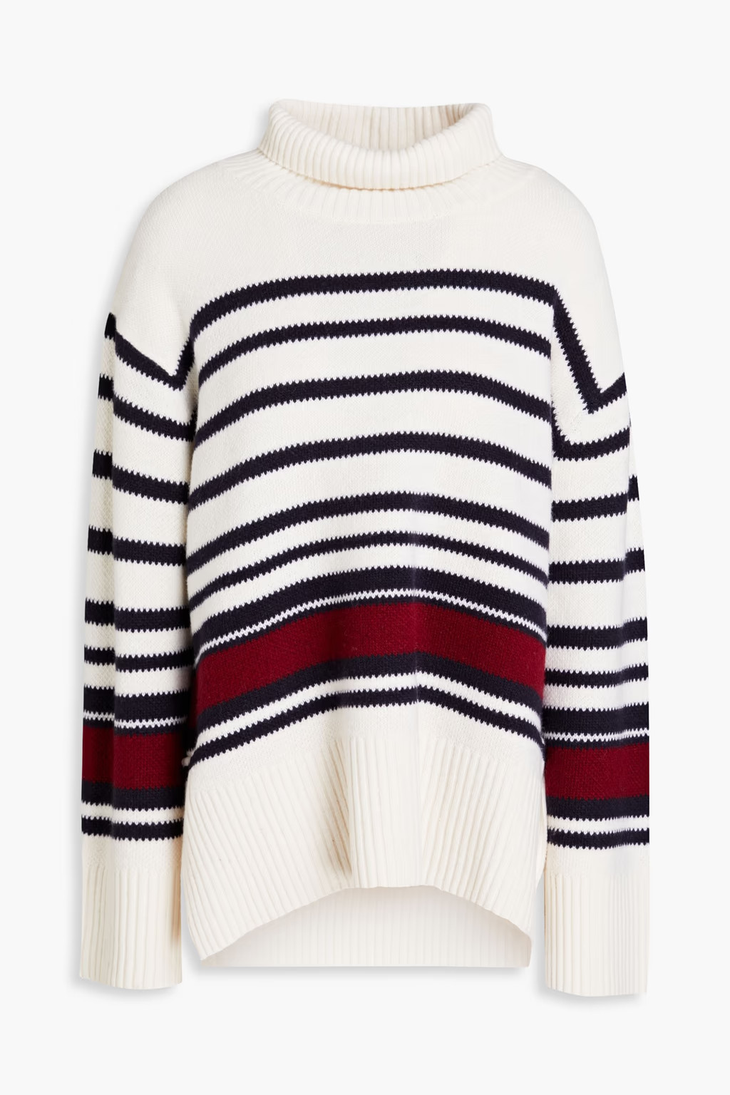 Hedera striped wool-blend turtleneck sweater | The Outnet (US and CA)