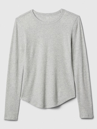 Waffle-Knit Crewneck T-Shirt | Gap Factory