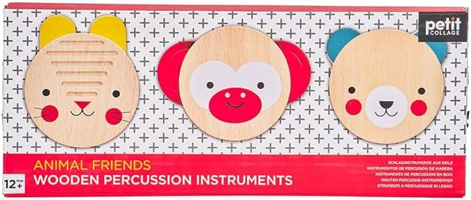 Petit Collage Animal Friends Wooden Percussion Instruments | Amazon (US)