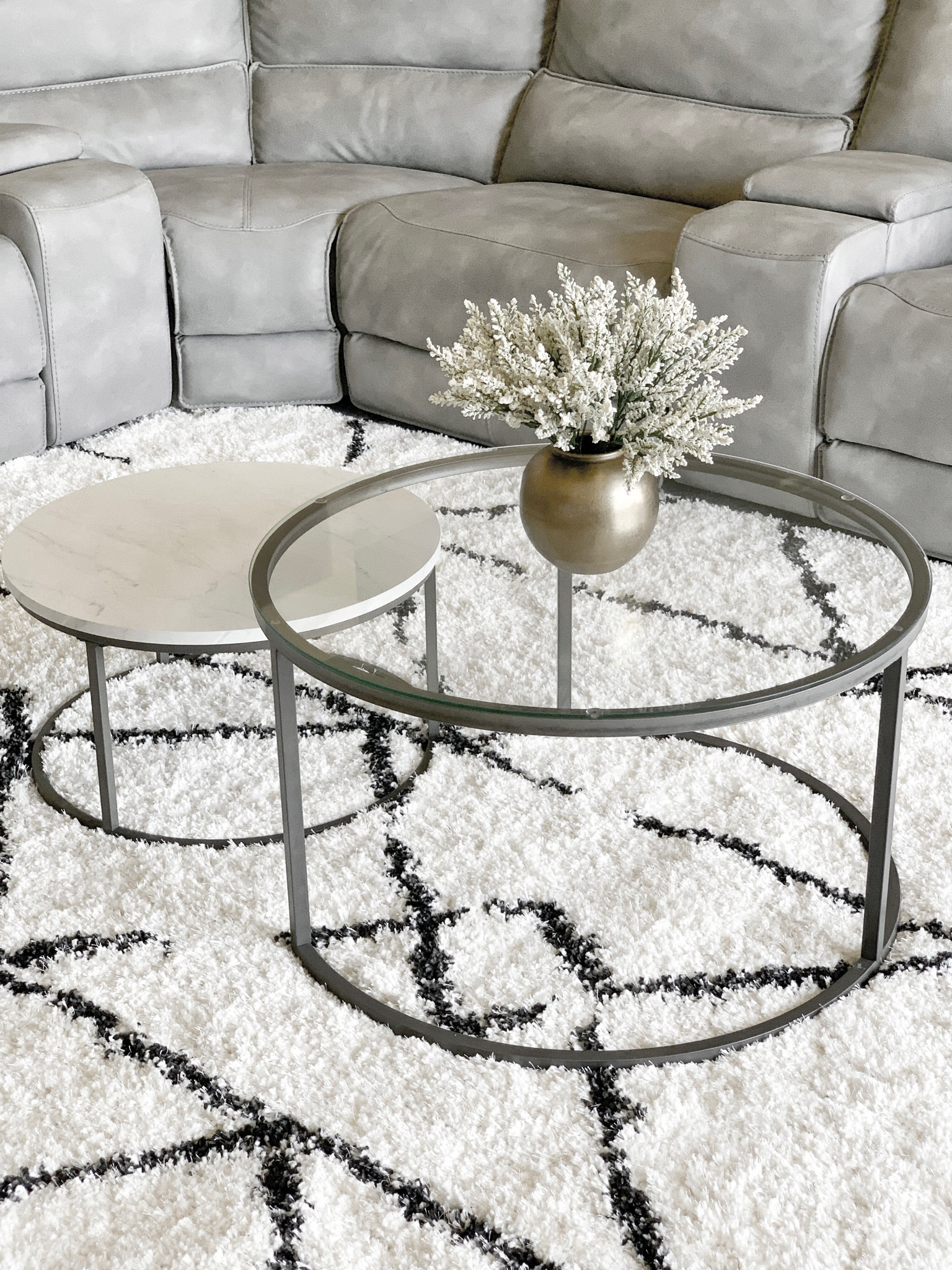 Our coffee table is currently on Sale for $199.

home decor, living room furniture, coffee table, modern furniture, minimal furniture, white rug, Black Friday sale, cyber deals 

#LTKCyberweek #LTKhome #LTKsalealert