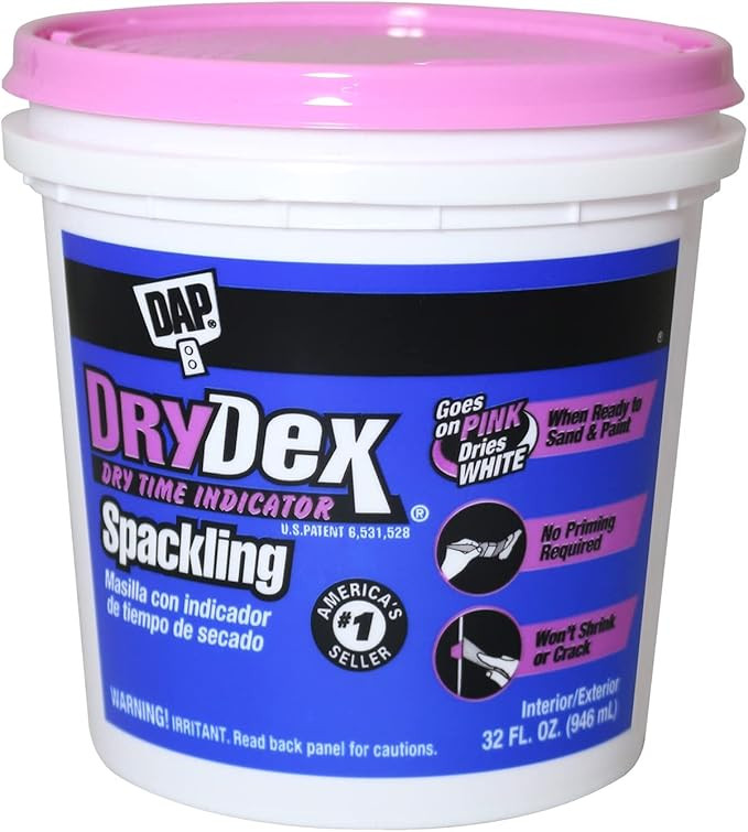 1 qt Dap 12330 DryDex Interior/Exterior Spackling | Amazon (US)