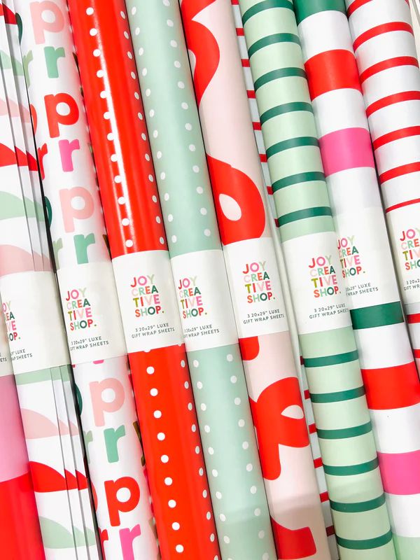 2022 Holiday Wrapping Paper Assorted Set 2 | Joy Creative Shop