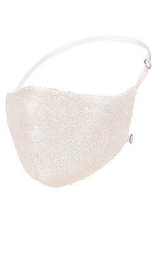Katie May Disco Ball Face Mask in Ivory from Revolve.com | Revolve Clothing (Global)