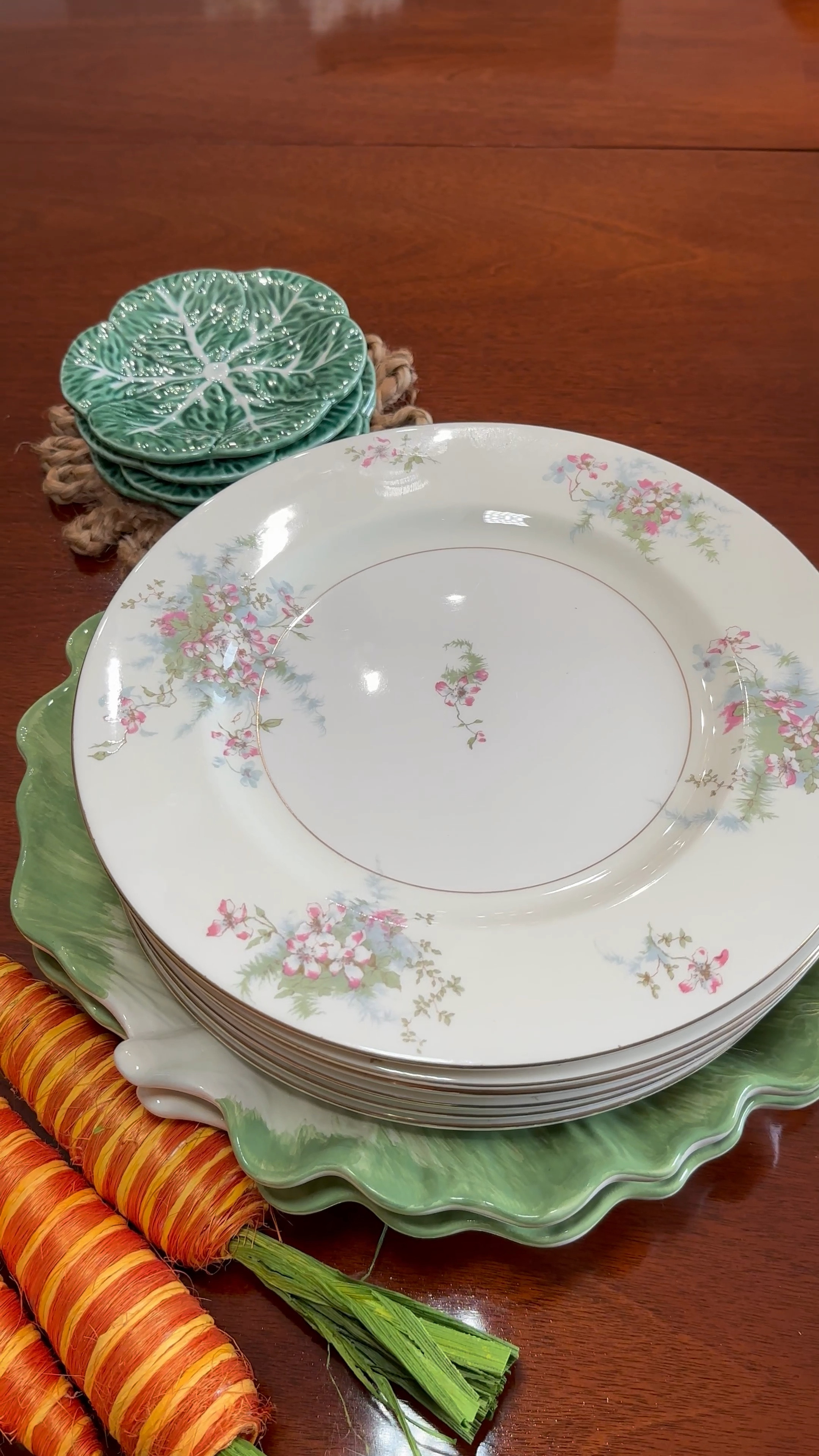 Fine China, dinner plates, Easter tablescape, dining room

#LTKhome