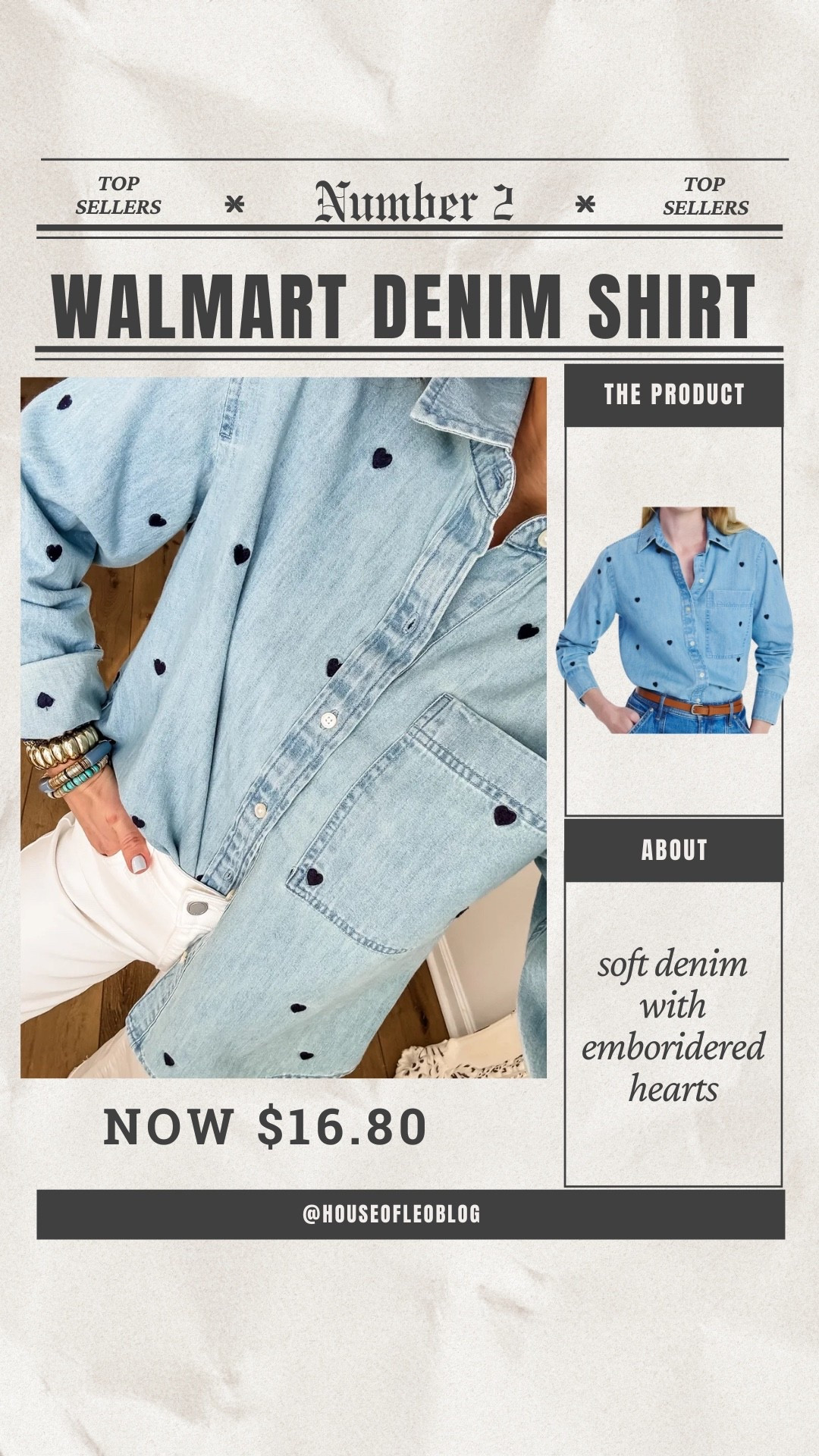 Wearing medium denim shirt. Walmart fashion.

#LTKOver40 #LTKSaleAlert