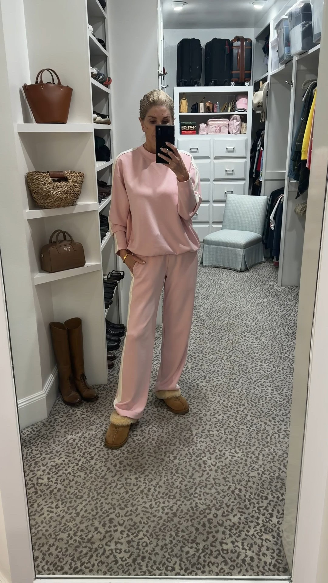 Great lounge set. Wearing size S top & bottom. Super soft!  

#LTKootd #LTKOver40