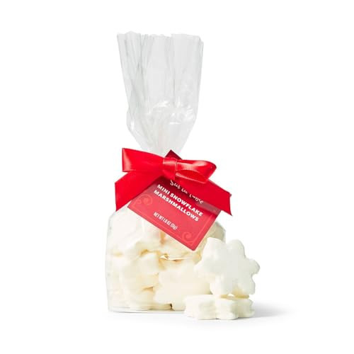 Sur La Table Mini Snowflake Marshmallows, White | Amazon (US)