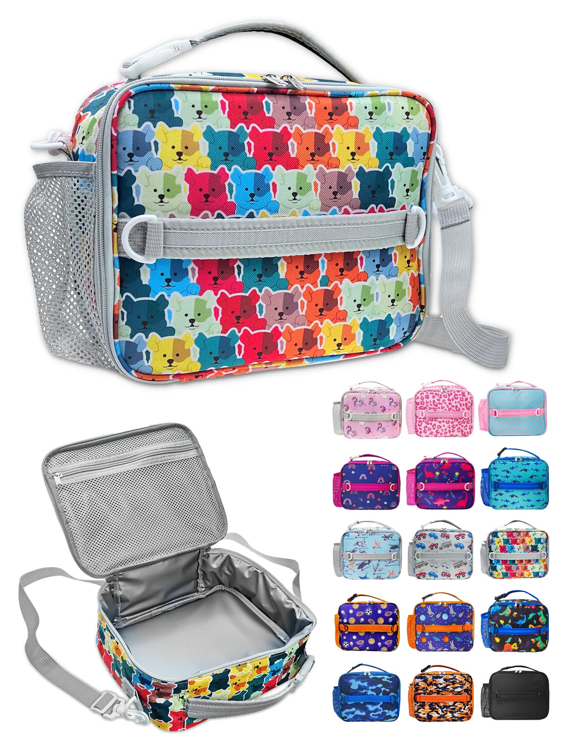 ComfiTime Lunch Bag for Kids – Insulated Lunch Box for Girls and Boys, Cute Reusable Cooler Bag... | Walmart (US)