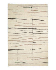 Wool Blend Hand Knotted Contemporary Rug | TJ Maxx