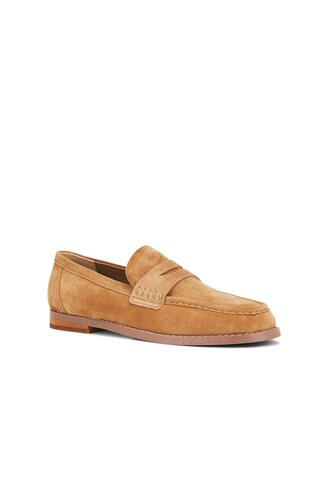 Tony Bianco Zac Loafer in Taupe Suede from Revolve.com | Revolve Clothing (Global)