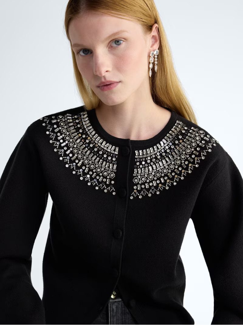 Scoop Women's and Women\u2019s Plus Embellished Cardigan, Sizes XS-4X | Walmart (US)