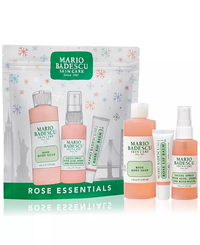 Mario Badescu 3-Pc. Rose Essentials Gift Set - Macy's | Macy's