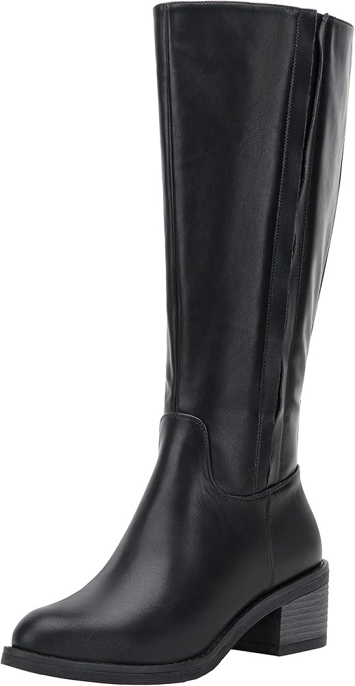 Jeossy Women's 9661 Knee High Boots | Riding High Boots with Inner Zipper and Side Hidden Elastic... | Amazon (US)