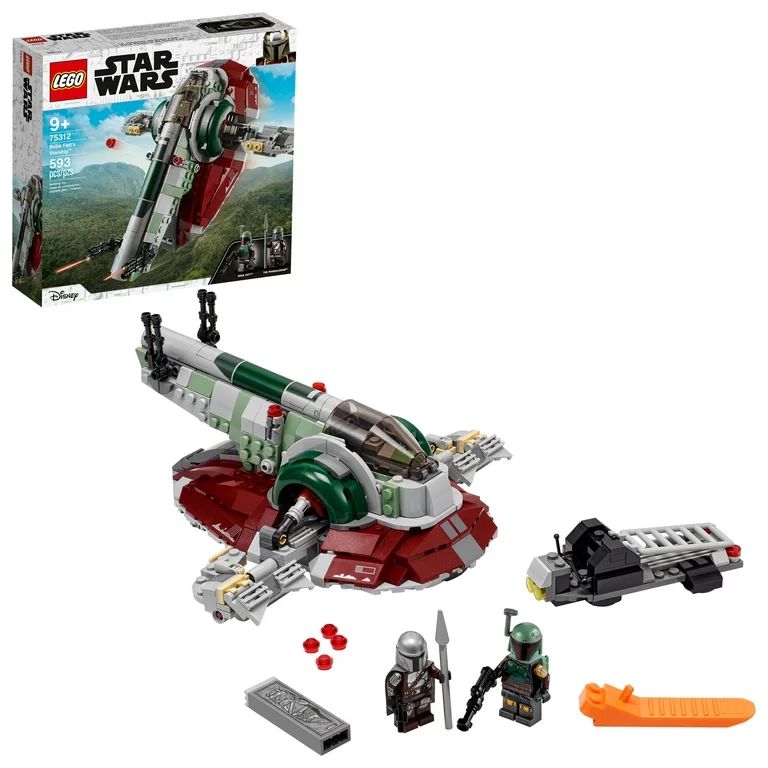 LEGO Star Wars Boba Fett's Starship 75312 Building Toy; Awesome Gift Idea for Kids (593 Pieces) | Walmart (US)