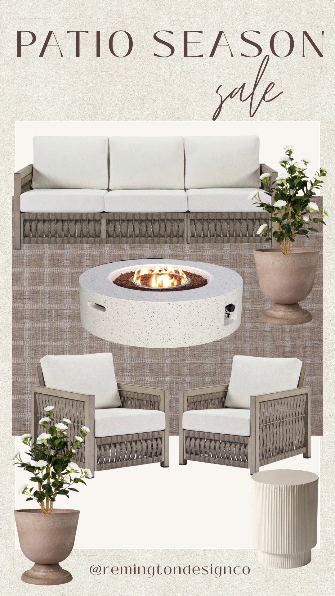 Patio finds on sale! I ordered this patio rug and my fave patio plants on major sale 😍 These are the planters I have on my front porch! 

Patio finds 
Patio furniture 
Patio rug 
Firepit 

#LTKSeasonal #LTKHome