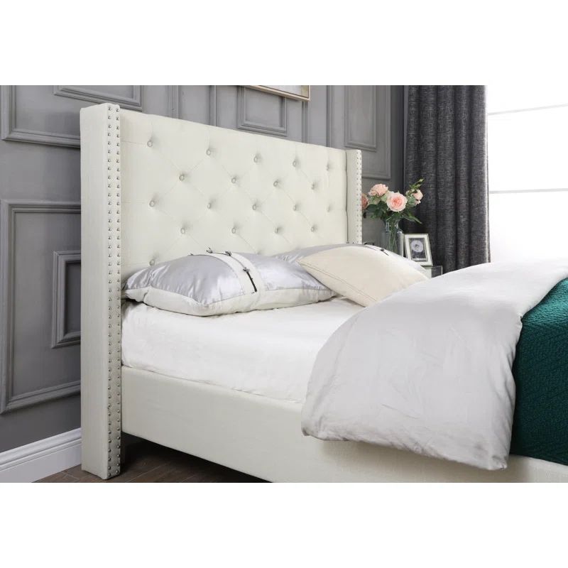 Boswell Tufted Upholstered Low Profile Platform Bed | Wayfair North America