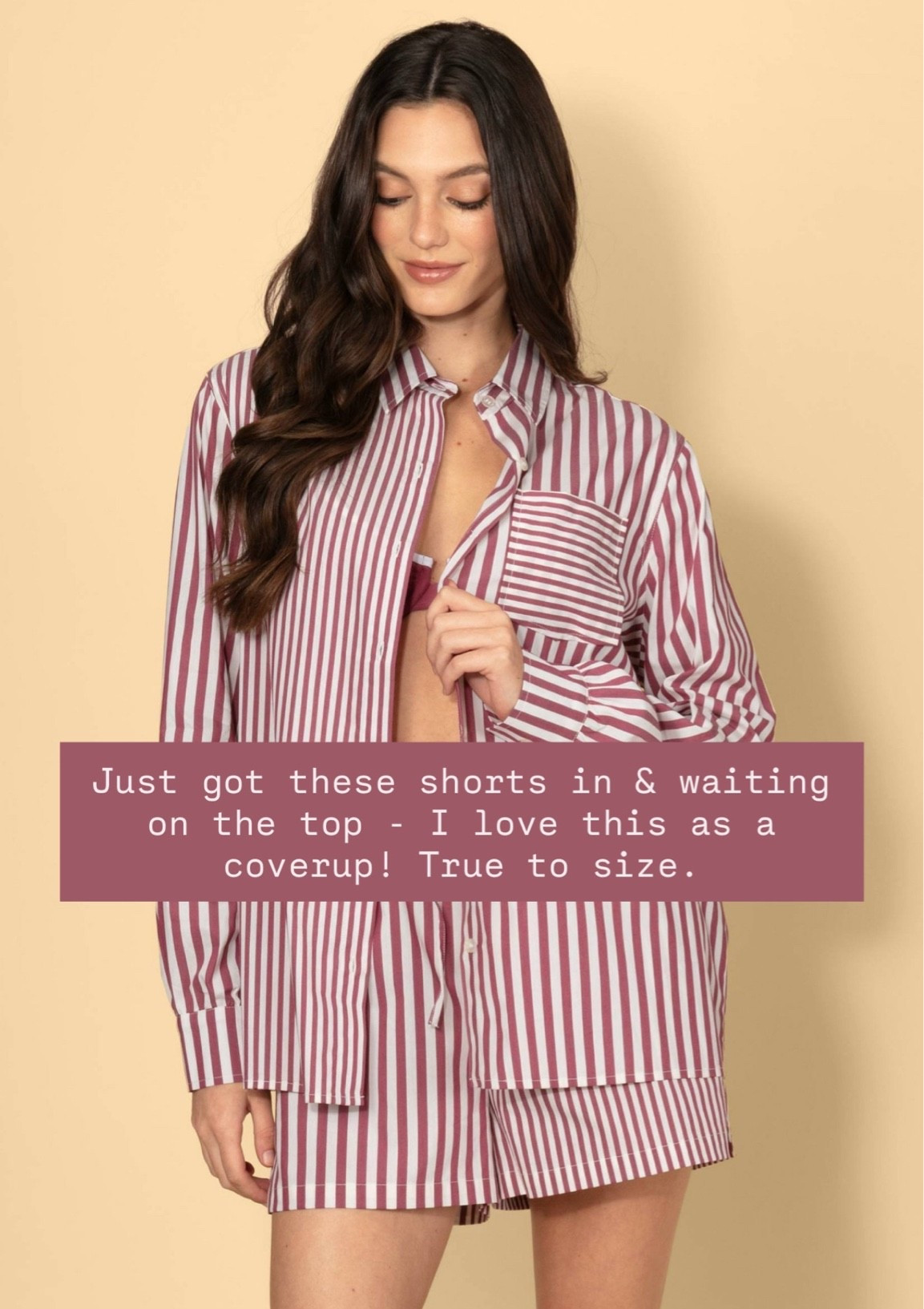 These shorts will be so great on their own or as a swimsuit coverup!

Loverly Grey, Target find, Target fashion, striped linen shorts

#LTKootd