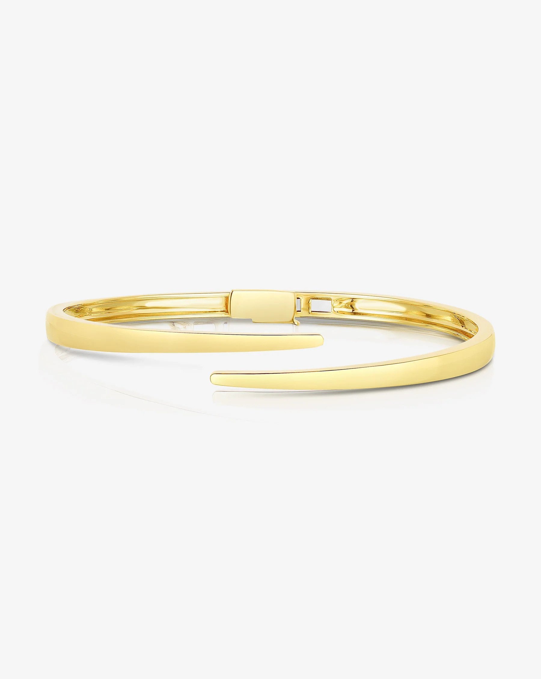 Open Gold Wrap Bangle | Ring Concierge