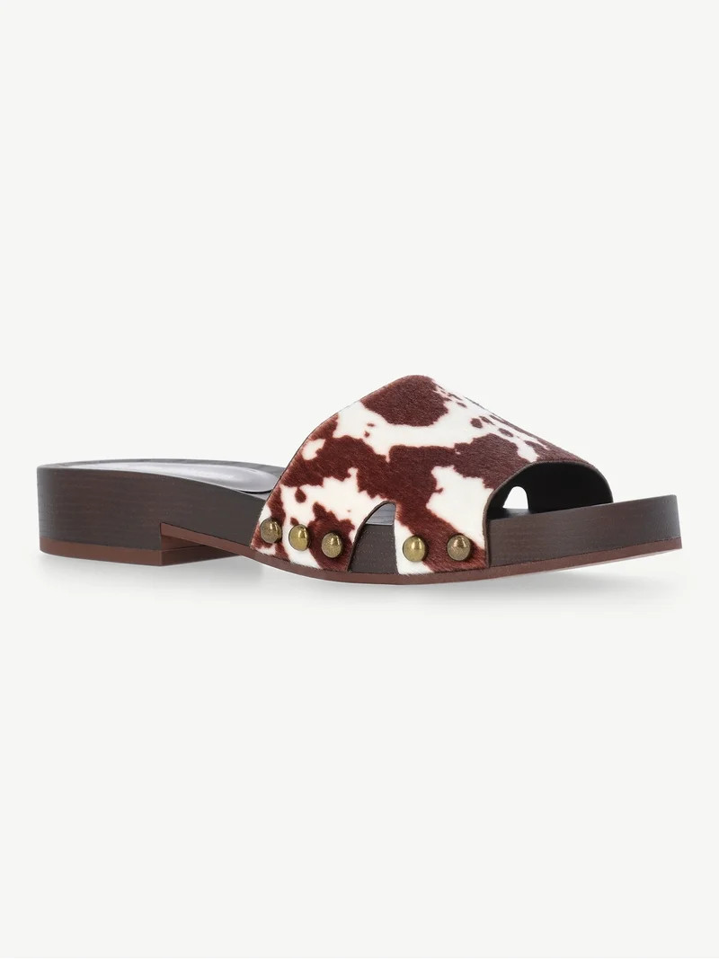 No Boundaries Studded Clog Sandals, Women's | Walmart (US)