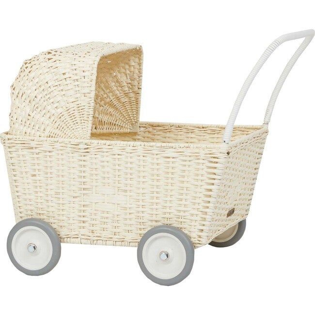 Olli Ella | Rattan Strolley, Chalk (Cream) | Maisonette | Maisonette