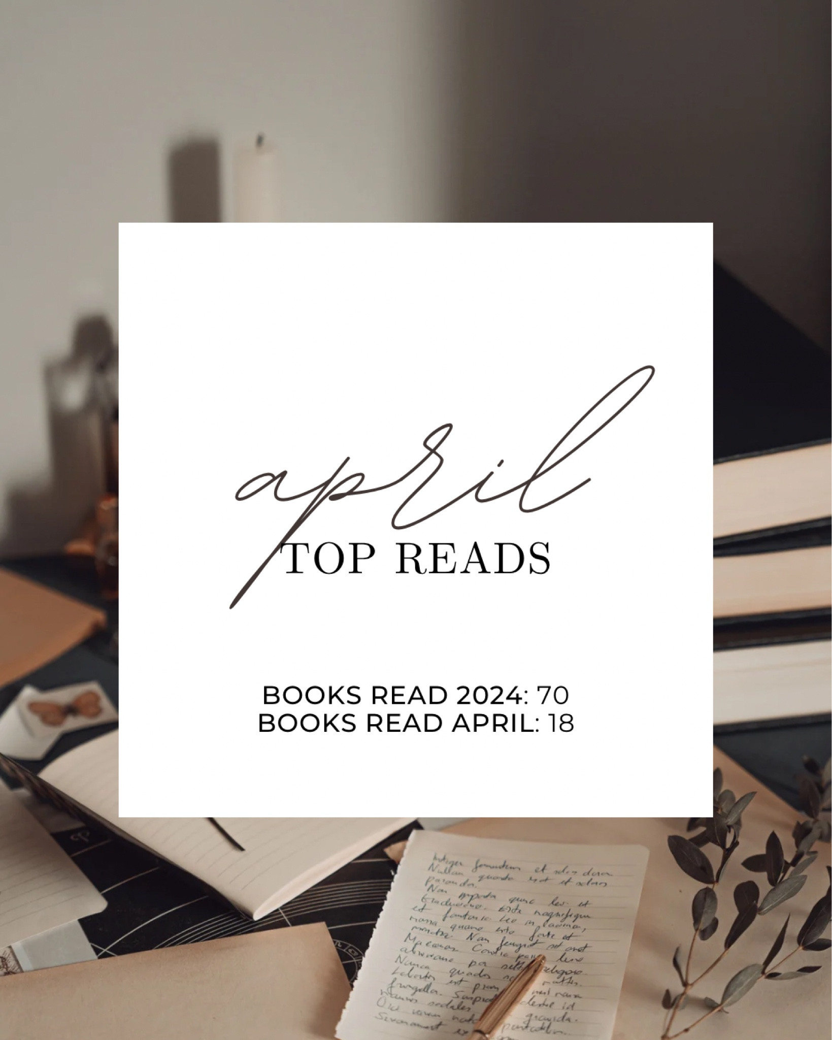 I’ve read 70 books so far + 18 this month! With April drawing to a close, here are my top reads for the month. 

Note: I primarily read fantasy, suspense/thriller, and the occasional lighthearted romance novel  

#LTKfindsunder50 #LTKGiftGuide #LTKtravel