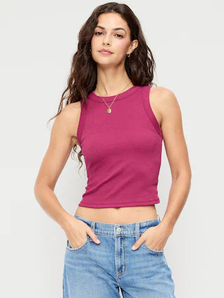 Snug Crop Tank Top | Old Navy (US)