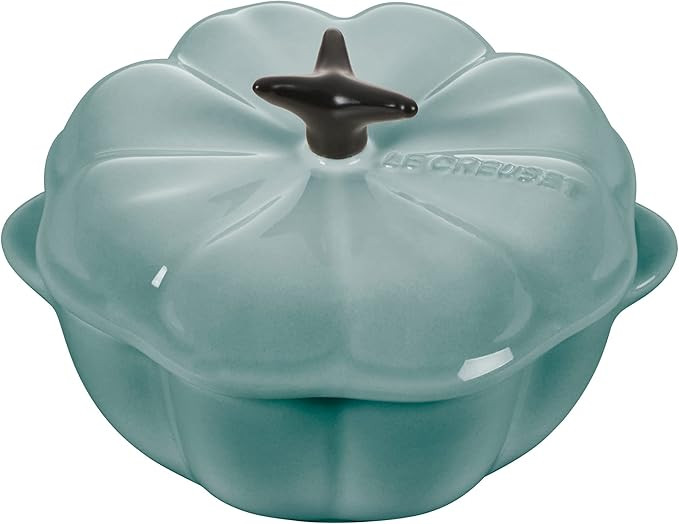 Le Creuset Stoneware Figural Pumpkin Petite Cocotte, 12oz, Sea Salt | Amazon (US)