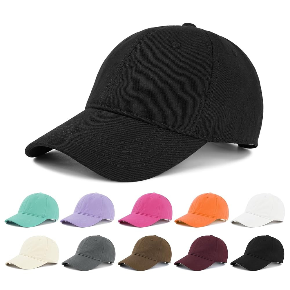 Baseball Cap for Women Men Golf Tennis Baseball Hat Youth Running hat Ponytail Cute Summer Ball C... | Amazon (US)