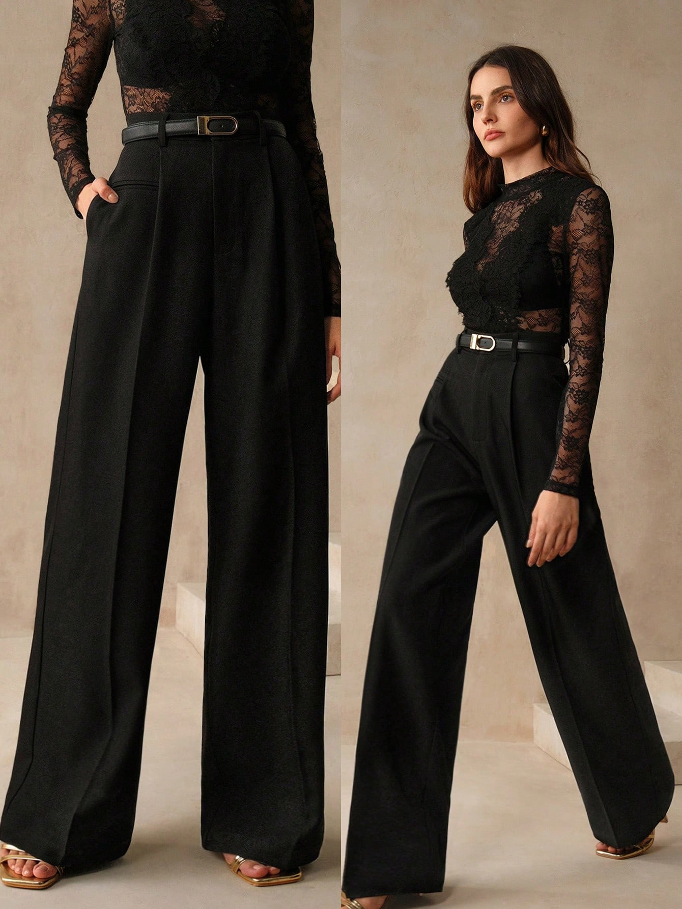 Black Dress Pants | SHEIN