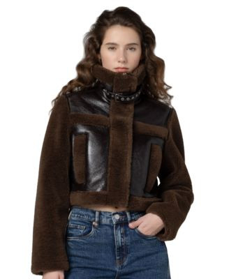 Blank Nyc Women's Funnel Collar Zip Jacket - Laid Back | Macy's