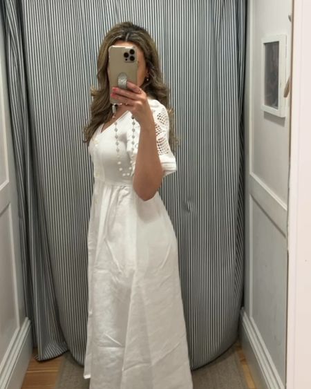 25% off with code: LONGWEEKEND Beautiful white linen midi dress, thick linen not see through! Great quality, I’m in a size XS for reference. 

White dress, midi dresss

#LTKVideo #LTKSeasonal #LTKSaleAlert