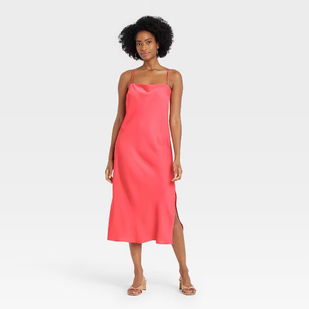 Women's Apron Slip Dress - A New Day™ | Target