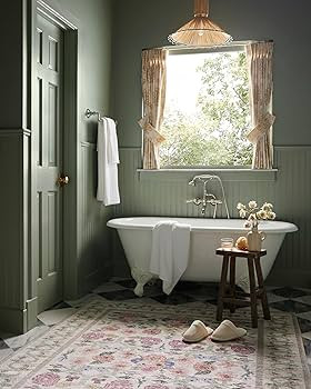 Loloi Rifle Paper Co. x Rosa Ivory 7'-6" x 9'-6" Area Rug | Amazon (US)