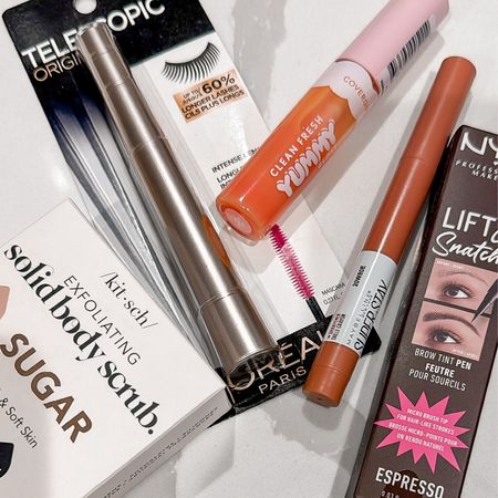 Drugstore beauty finds | I’ll report back - but already love the lipgloss and sugar scrub!!! 

#LTKBeauty
