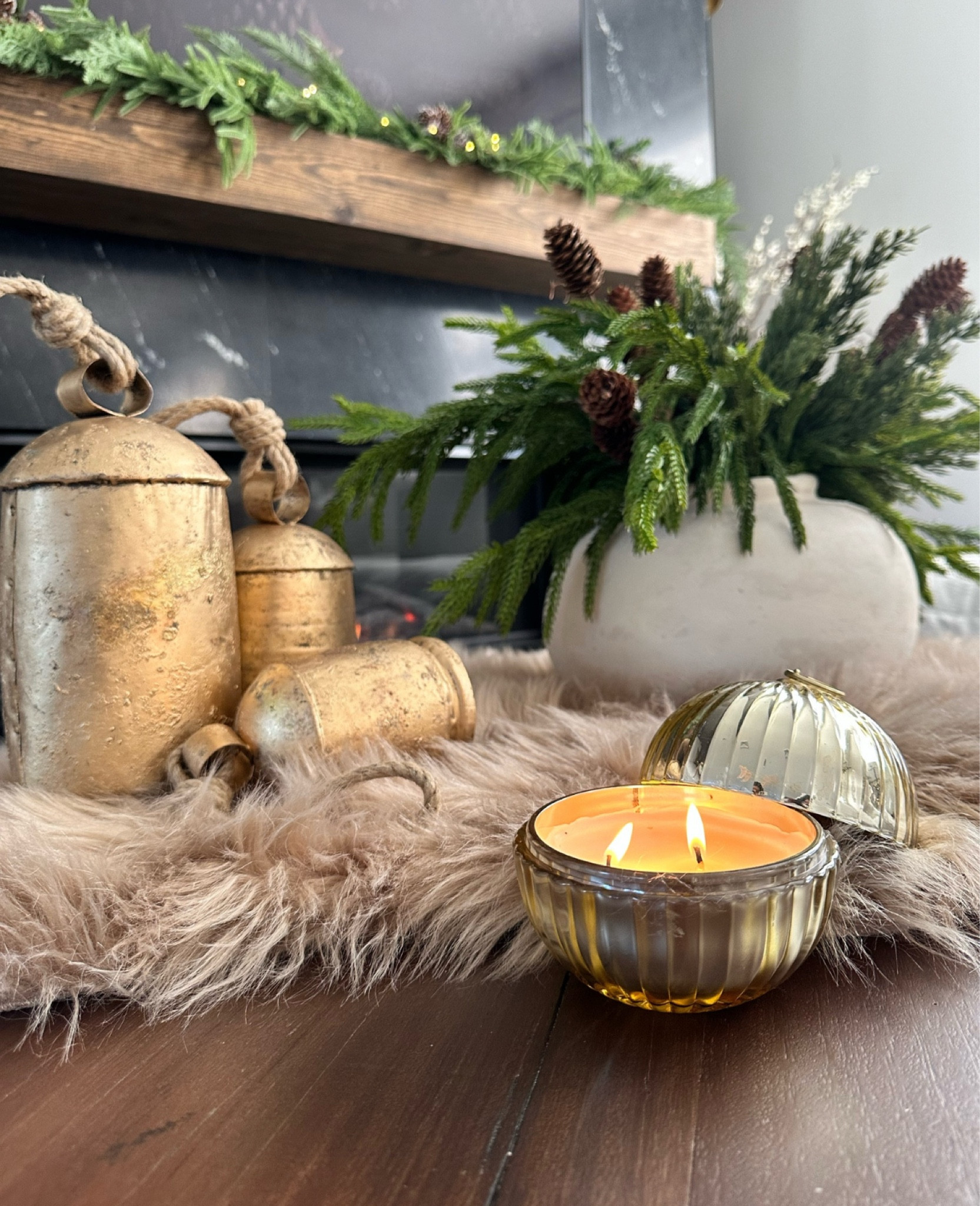 Holiday coffee table styling 

#LTKHome #LTKHoliday